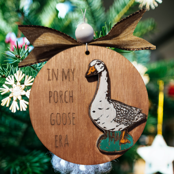 Porch Goose Era Ornament