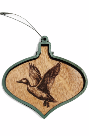 Duck in Flight Ornament