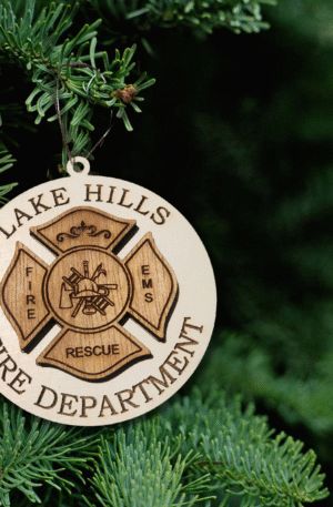 Custom Fire Department Ornament