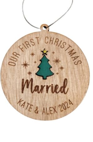 First Christmas Married Ornament