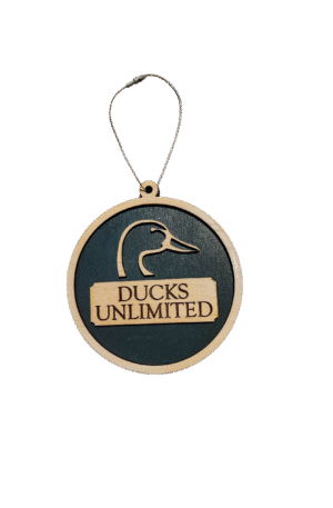 Green Ducks Unlimited Logo Ornament