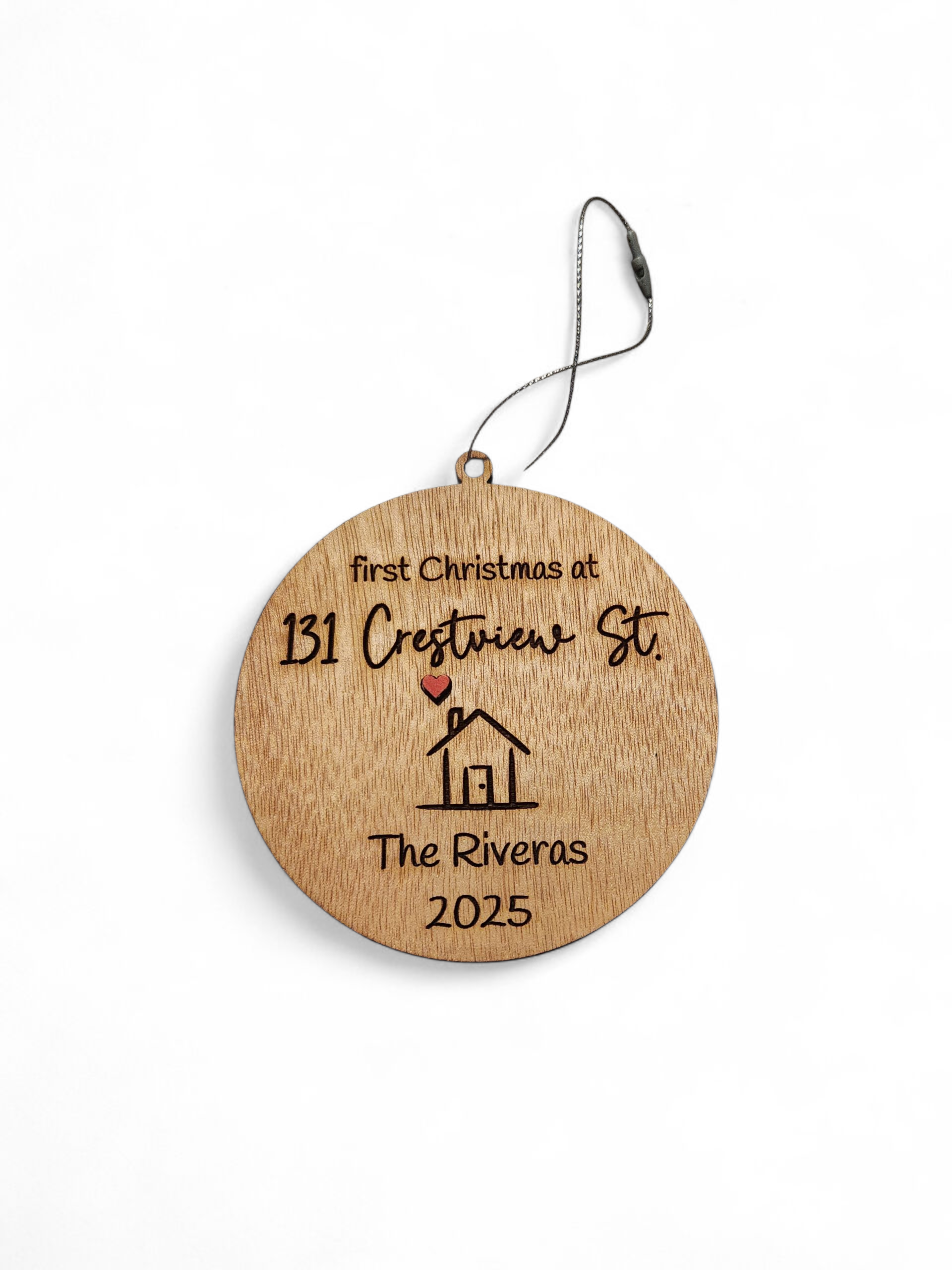 First Christmas in new home ornament