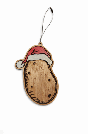 Festive Potato Christmas Ornament