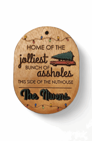 “Jolliest Bunch” Holiday Ornament