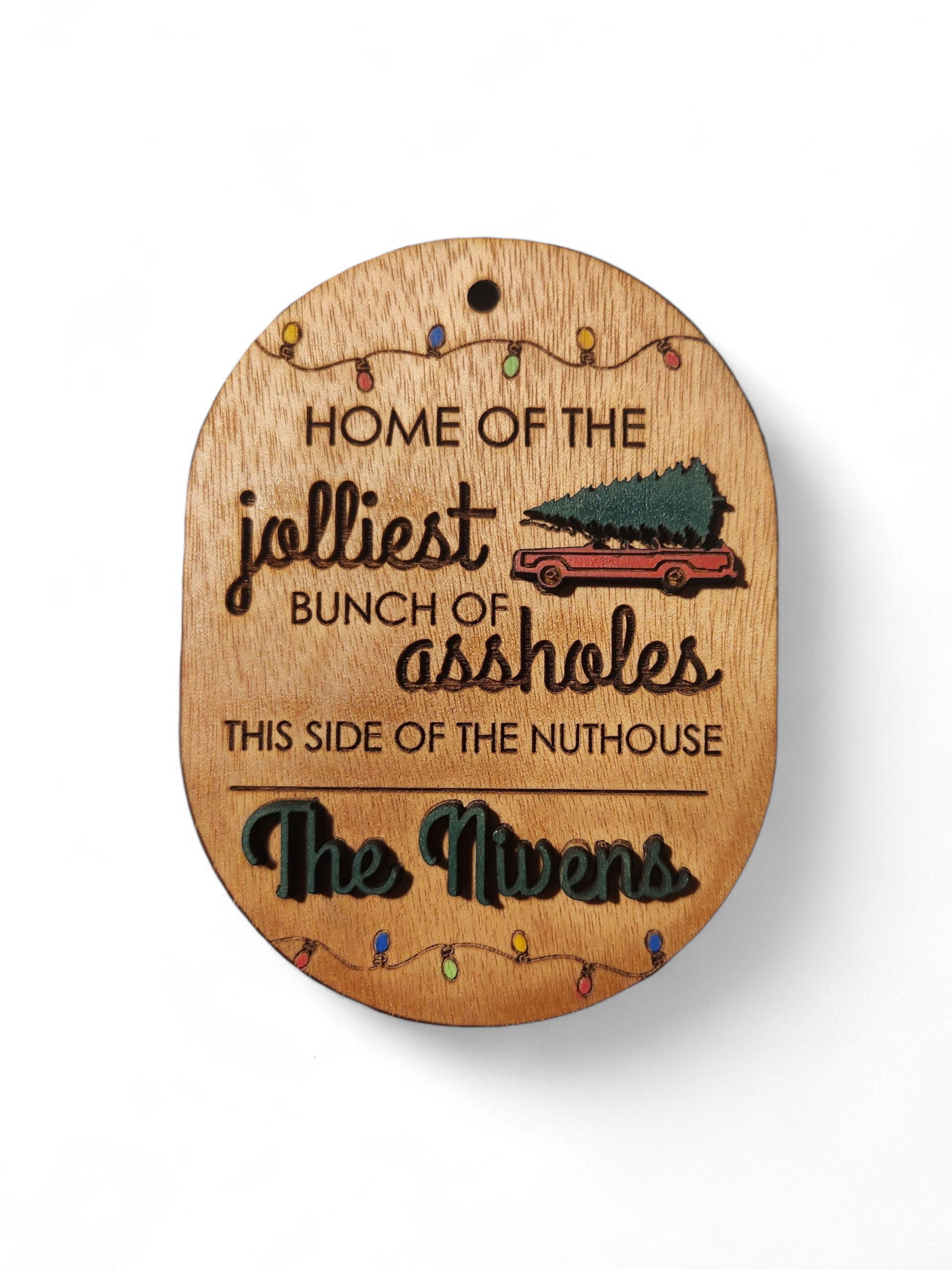 “Jolliest Bunch” Holiday Ornament