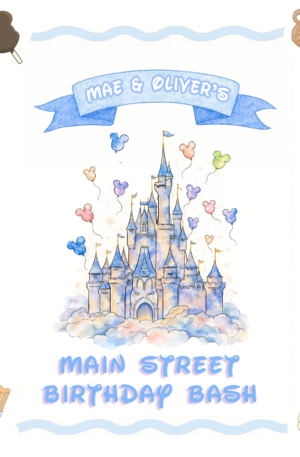 Main Street Magic Birthday Sign