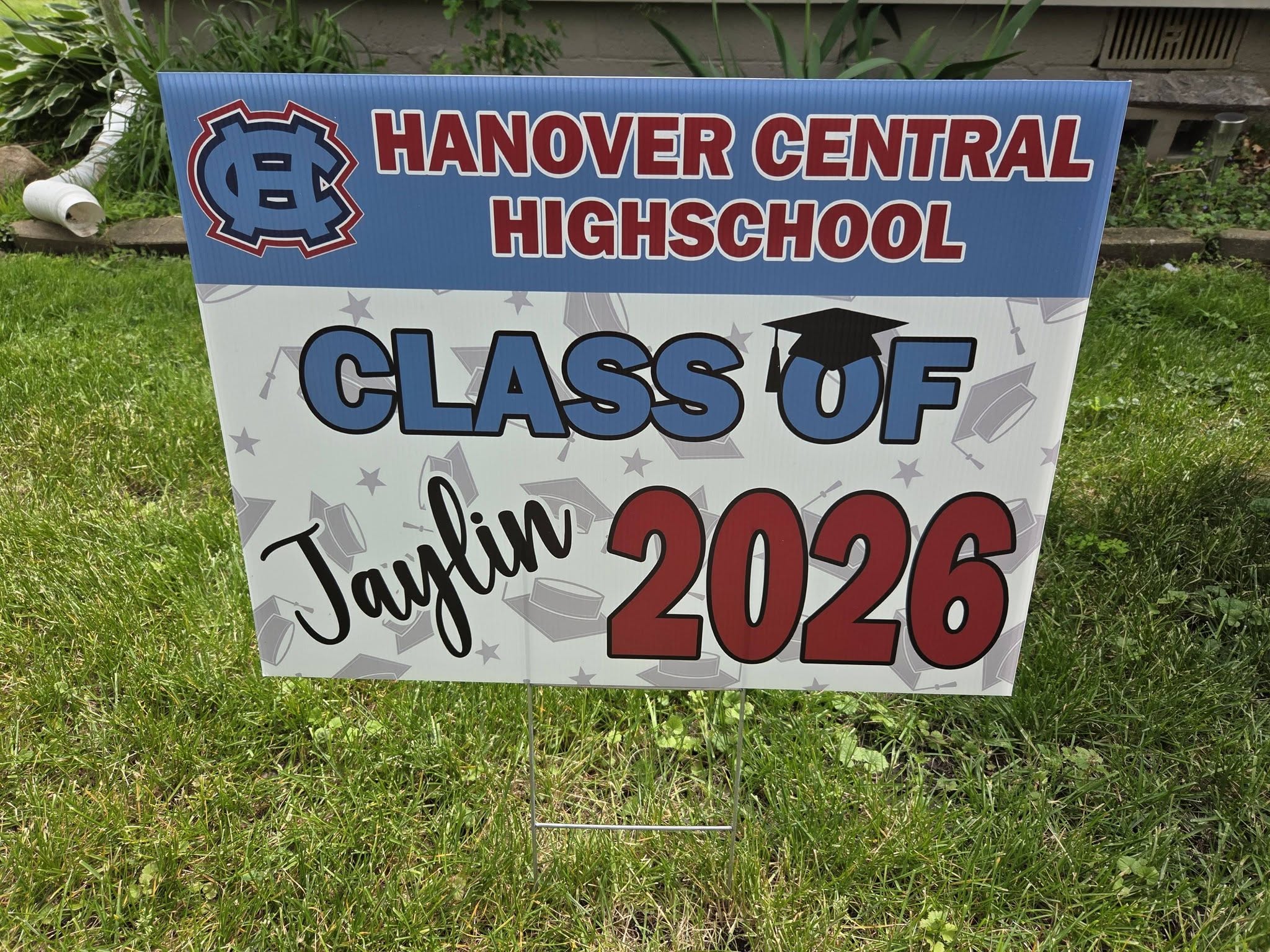 Hanover Graduation Yard Sign or Digital File - Image 2