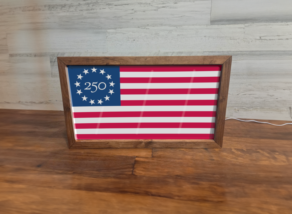 Betsy Ross 250th Anniversary Lightbox